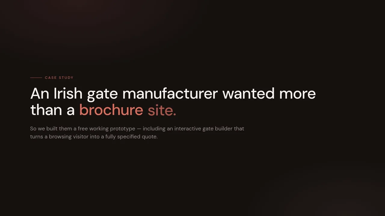 Configure, price, quote in the browser preview